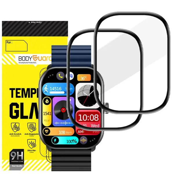 محافظ صفحه نمایش بادیگارد مدل PMMA مناسب برای ساعت هوشمند شیائومی Glorimi Gs1 Pro بسته 2 عددی - 2