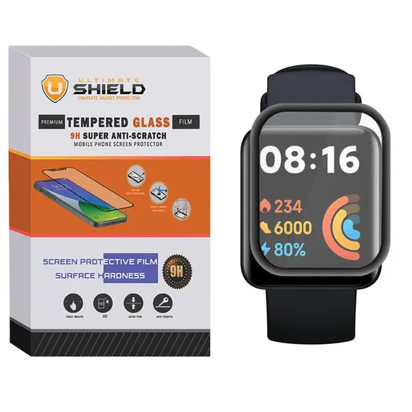 محافظ صفحه نمایش ساعت هوشمند شیائومی REDMI WATCH تمام چسب از جنس نانو سرامیک کد 037 - 5