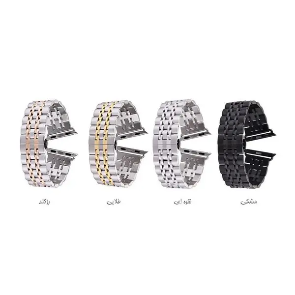 بند فلزی سومگ مدل ROLEX مناسب برای اپل واچ 38 میلی متری - 2