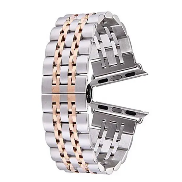بند فلزی سومگ مدل ROLEX مناسب برای اپل واچ 38 میلی متری - 6