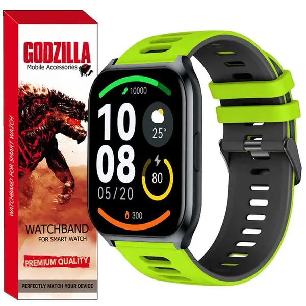 بند گودزیلا مدل S2-CO مناسب برای ساعت هوشمند هایلو LS02 Pro / RS3 LS04 / Watch 2 Pro - 2