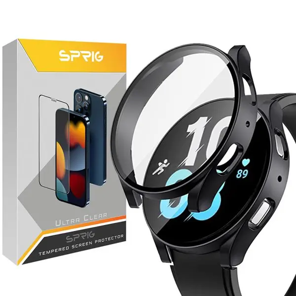 کاور اسپریگ مدل SPG Case مناسب برای ساعت هوشمند سامسونگ Galaxy Watch 4 40mm به همراه محافظ صفحه نمایش - 2