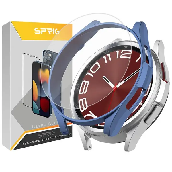 کاور اسپریگ مدل SPG مناسب برای ساعت هوشمند سامسونگ Galaxy Watch 6 Classic 43mm به همراه محافظ صفحه نمایش - 2