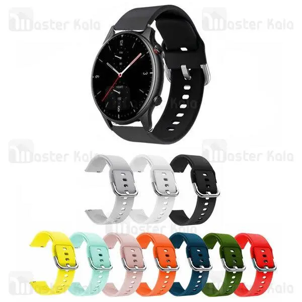 بند سیلیکونی ساعت هوشمند شیائومی Xiaomi Amazfit GTR 2 / GTR 47mm / GTR 2e Strap Sports Silicone Band... - 2