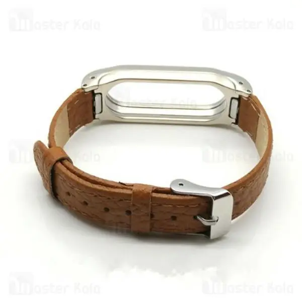 بند چرمی دستبند سلامتی شیائومی Xiaomi Mi Band 3 Leather Wrist Strap - 4