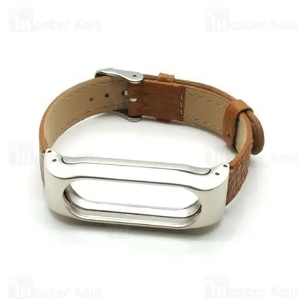 بند چرمی دستبند سلامتی شیائومی Xiaomi Mi Band 3 Leather Wrist Strap - 3