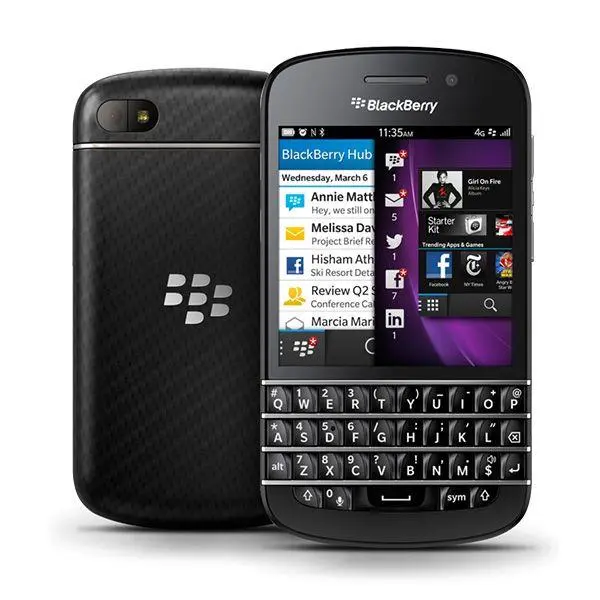 گوشی موبایل بلک بری مدل Q10 RFN81UW نسخه ویزه