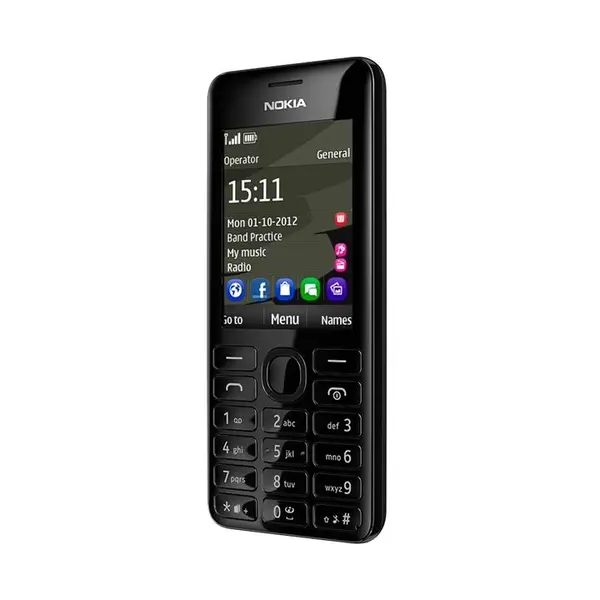 گوشی موبایل نوکیا 206 دو سیم کارت - 3