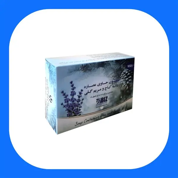 صابون دانه کاج و مریم گلی دکتر بیز