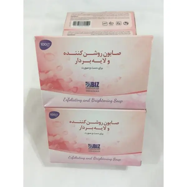 صابون روشن کننده و لایه بردار دکتر بیز