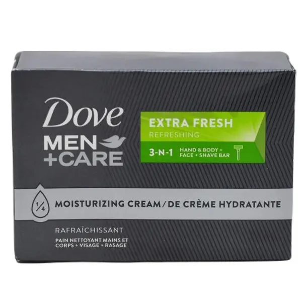 صابون نرم کننده صورت و بدن اکسترا فرش آقایان 106 گرم داو extra fresh Dov