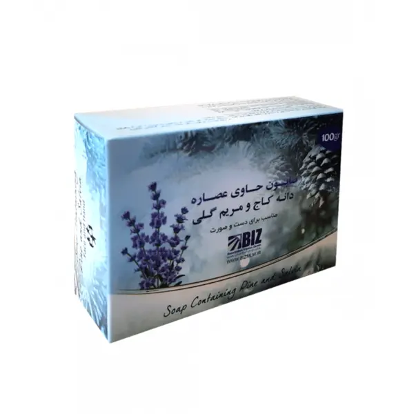 صابون دانه کاج  و مریم گلی دکتر بیز بسته 3 عددی