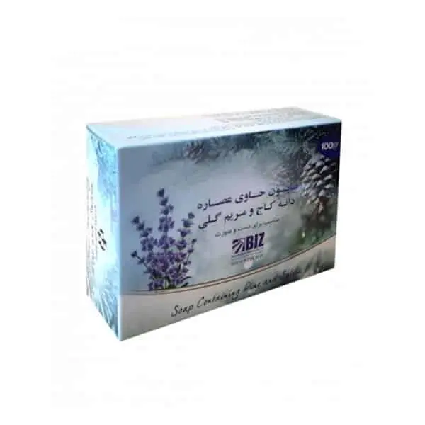 صابون دانه کاج  و مریم گلی دکتر بیز بسته 3 عددی