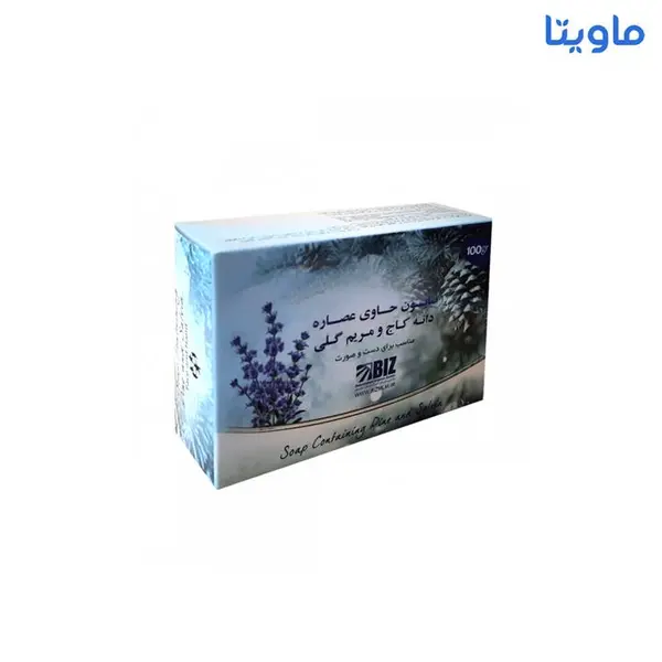 صابون دانه کاج و مریم گلی دکتر بیز بسته 3 عددی