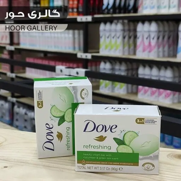 صابون داو 90 گرمی اسانس خیار و رایحه چای سبز و معطر - 6