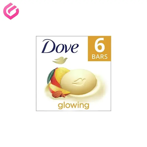 صابون داو مدل Glowing بسته 6 عددی