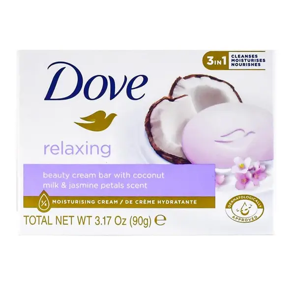 صابون شیری داو مدل Relaxing وزن 90 گرم