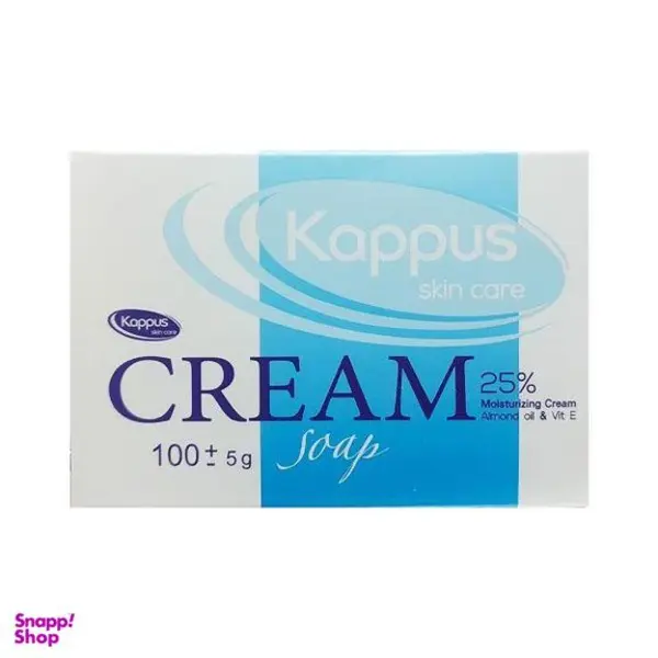صابون شستشو کاپوس اسکین کر مدل cream soap وزن 100 گرم