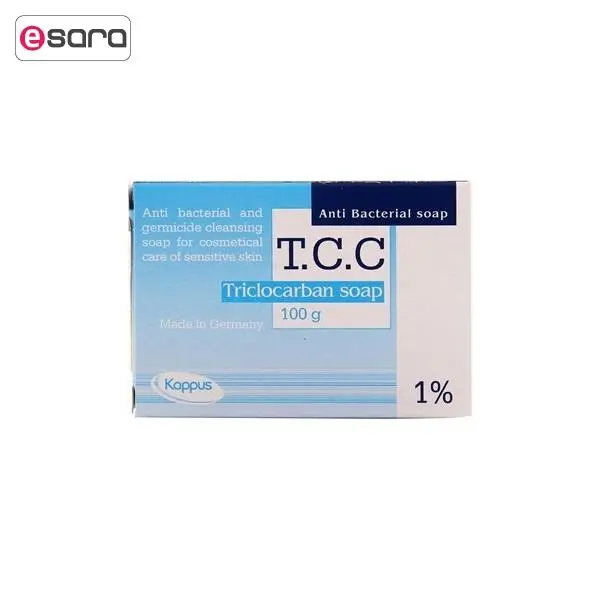 صابون تری کلوکربان Tcc کاپوس مناسب پوست‎های آکنه‎ای و عفونی 100گرم