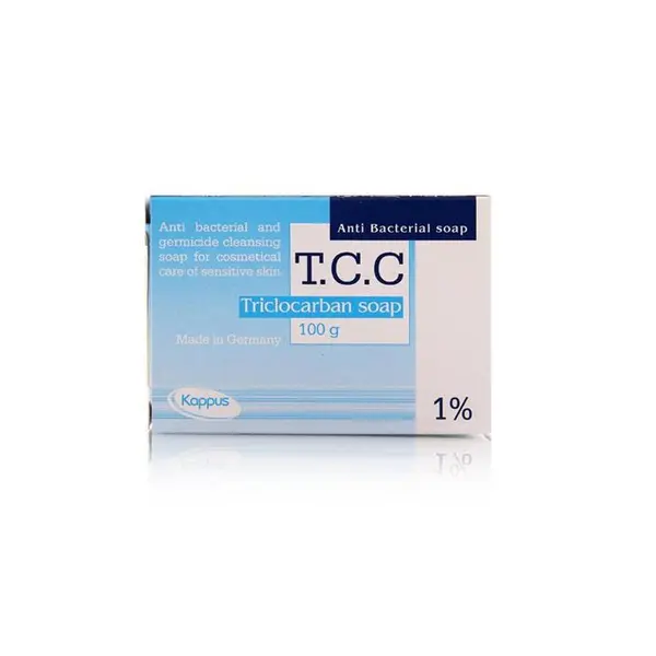 صابون تری کلوکربان Tcc کاپوس مناسب پوست‎های آکنه‎ای و عفونی 100گرم