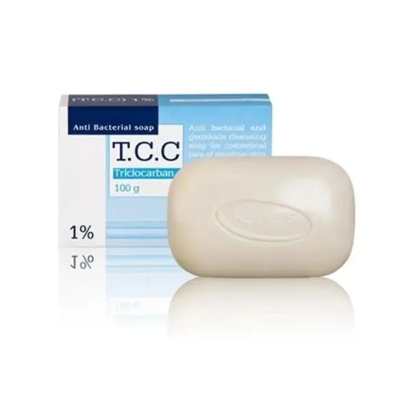صابون تری کلوکربان Tcc کاپوس مناسب پوست‎های آکنه‎ای و عفونی 100گرم