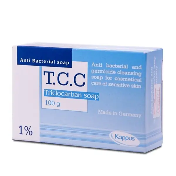 صابون تری کلوکربان Tcc کاپوس مناسب پوست‎های آکنه‎ای و عفونی 100گرم