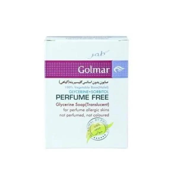 صابون بدون رنگ و اسانس گلیسیرینه گلمر 100 گرم