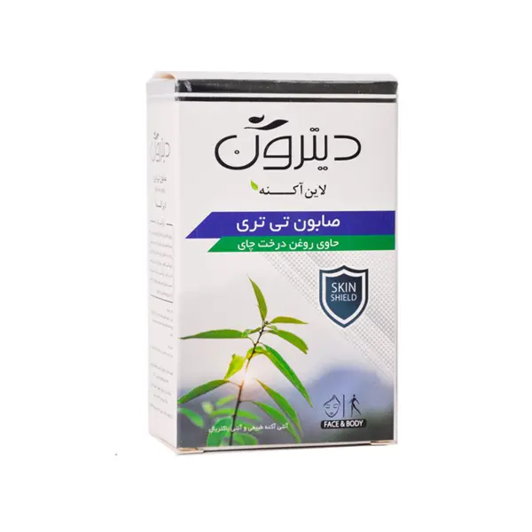 صابون آنتی آکنه دیترون سری Health مدل TCC وزن ۱۱۰ گرم