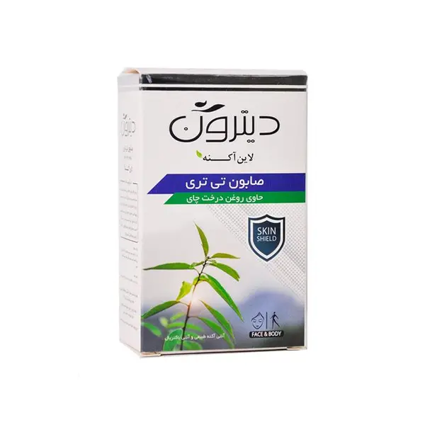صابون آنتی آکنه دیترون سری Health مدل TCC وزن ۱۱۰ گرم