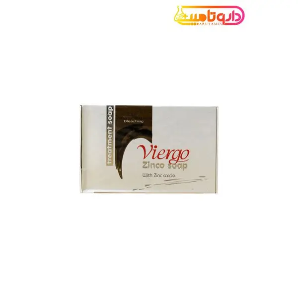 ویرگو صابون زینکو حاوی زینک اکساید 1% وزن 100 گرم