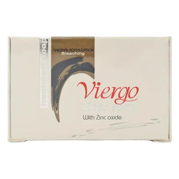ویرگو صابون زینکو حاوی زینک اکساید 1% وزن 100 گرم