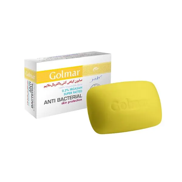 صابون گیاهی آنتی باکتریال ملایم گلمر 115 گرم