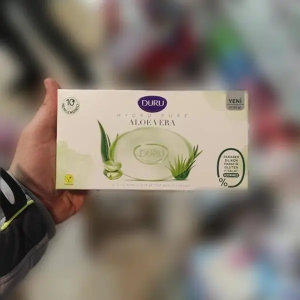 صابون حمام آبرسان دورو حاوی عصاره آلوئه ورا بسته 3 عددی