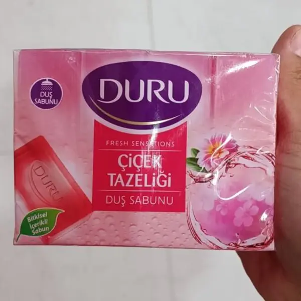 صابون دورو مدل گل های بهاری 4 عددی  ساخت ترکیه