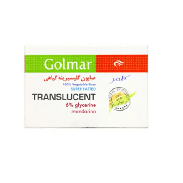 صابون گلیسیرینه 6% گیاهی ماندارینا گلمر