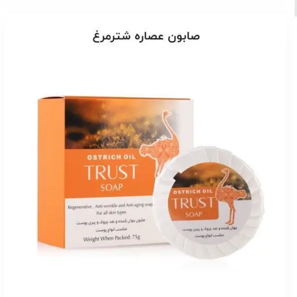 صابون ذغال بامبو و نارگیل تراست حجم 75 میل