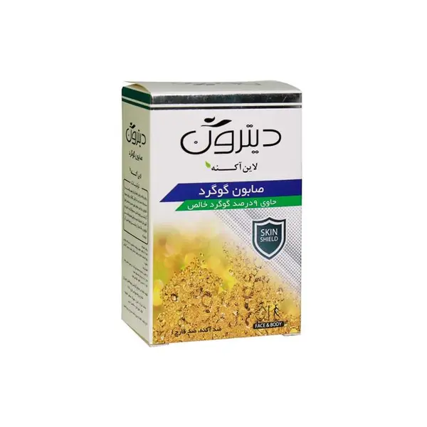 صابون گوگرد 9% دیترون مناسب پوست چرب و دارای آکنه 110 گرم