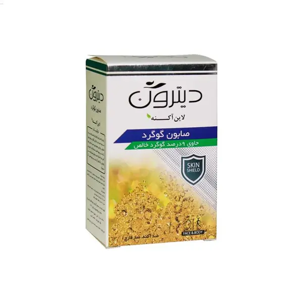 صابون گوگرد 9% دیترون مناسب پوست چرب و دارای آکنه 110 گرم