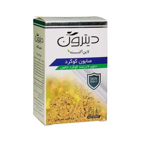 صابون گوگرد 9% دیترون مناسب پوست چرب و دارای آکنه 110 گرم