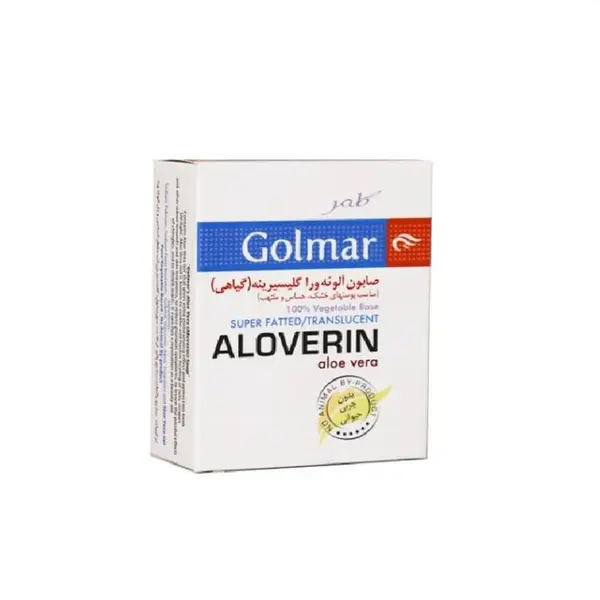صابون گلیسیرینه گلمر مدل aloverin مقدار 100 گرم