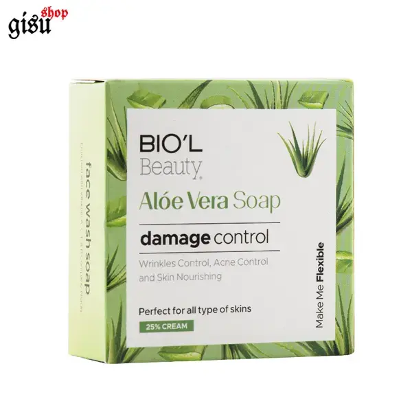 صابون زیبایی صورت آلوئه ورا بیول BIOL Aloe Vera وزن 100 گرم