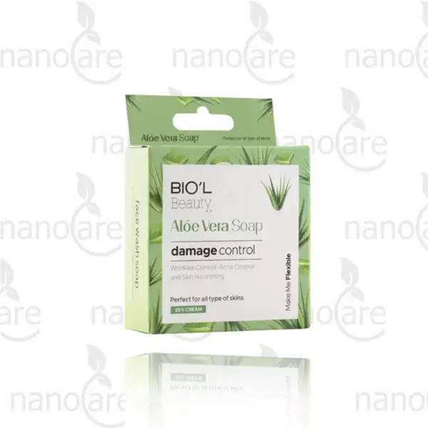 صابون زیبایی صورت آلوئه ورا بیول BIOL Aloe Vera وزن 100 گرم