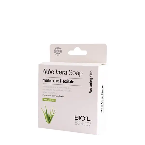 صابون زیبایی صورت آلوئه ورا بیول BIOL Aloe Vera وزن 100 گرم
