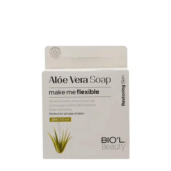 صابون زیبایی صورت آلوئه ورا بیول BIOL Aloe Vera وزن 100 گرم