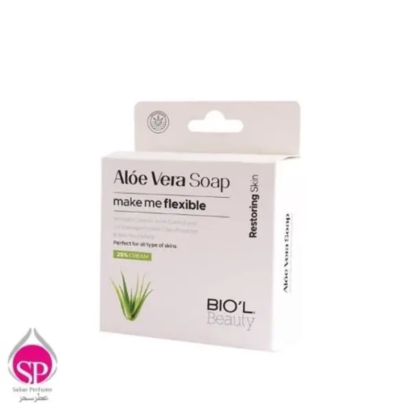 صابون زیبایی صورت آلوئه ورا بیول BIOL Aloe Vera وزن 100 گرم