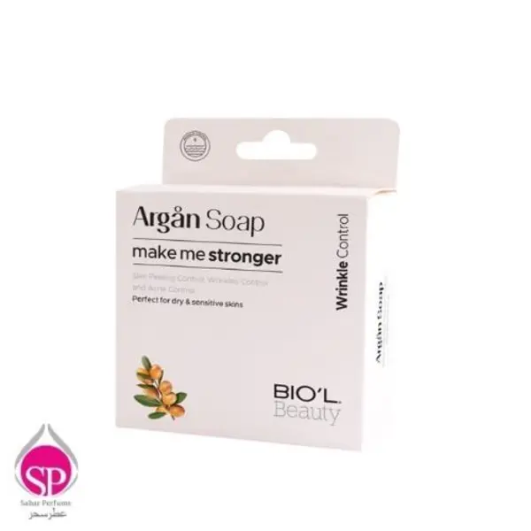 صابون جوانی صورت گلیسیرین و روغن آرگان بیول BIOL Argan وزن 100 گرم