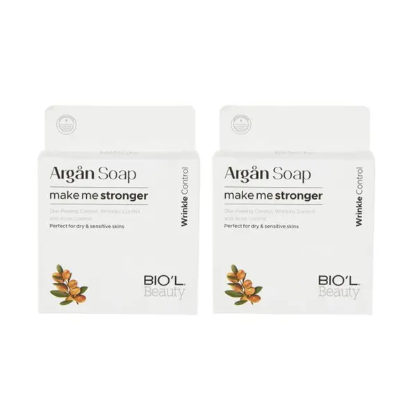 صابون جوانی صورت گلیسیرین و روغن آرگان بیول BIOL Argan وزن 100 گرم