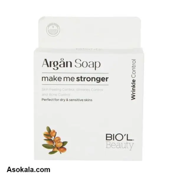 صابون جوانی صورت گلیسیرین و روغن آرگان بیول BIOL Argan وزن 100 گرم