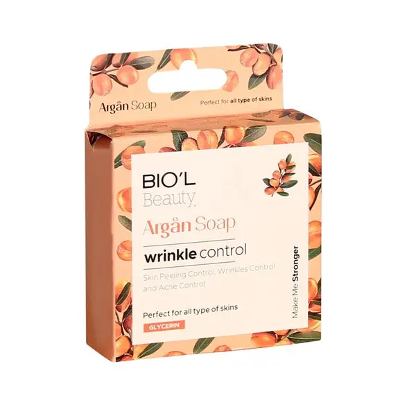 صابون جوانی صورت گلیسیرین و روغن آرگان بیول BIOL Argan وزن 100 گرم