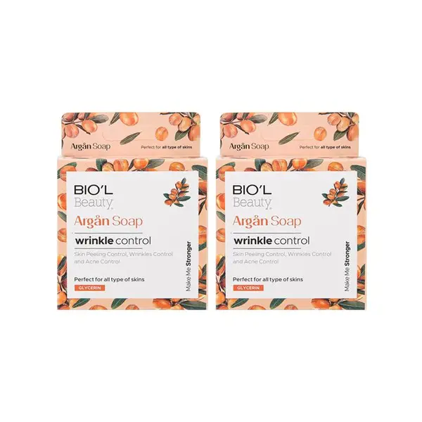 صابون جوانی صورت گلیسیرین و روغن آرگان بیول BIOL Argan وزن 100 گرم